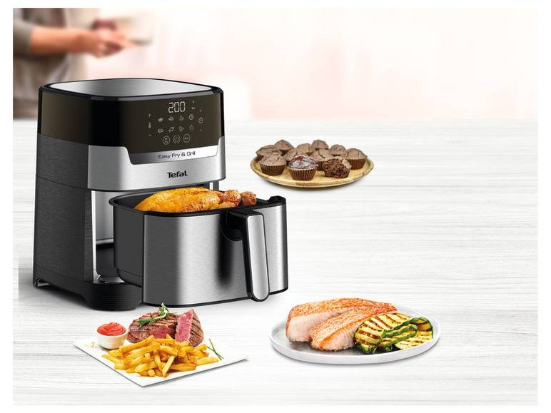 Tefal Heißluftfritteuse »Easy Fry & Grill XL Deluxe EY505D«, 1.550 W Rabatt