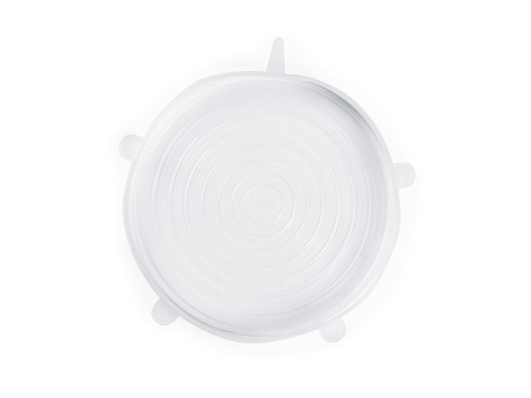 GOURMETmaxx Flexible Silikondeckel, 12 Stück , transparent Muttertagsangebot