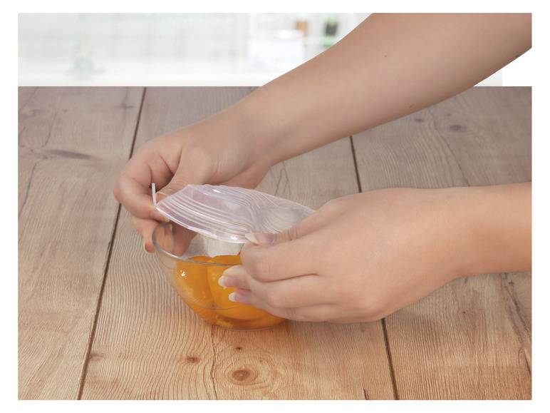 GOURMETmaxx Flexible Silikondeckel, 12 Stück , transparent Muttertagsangebot