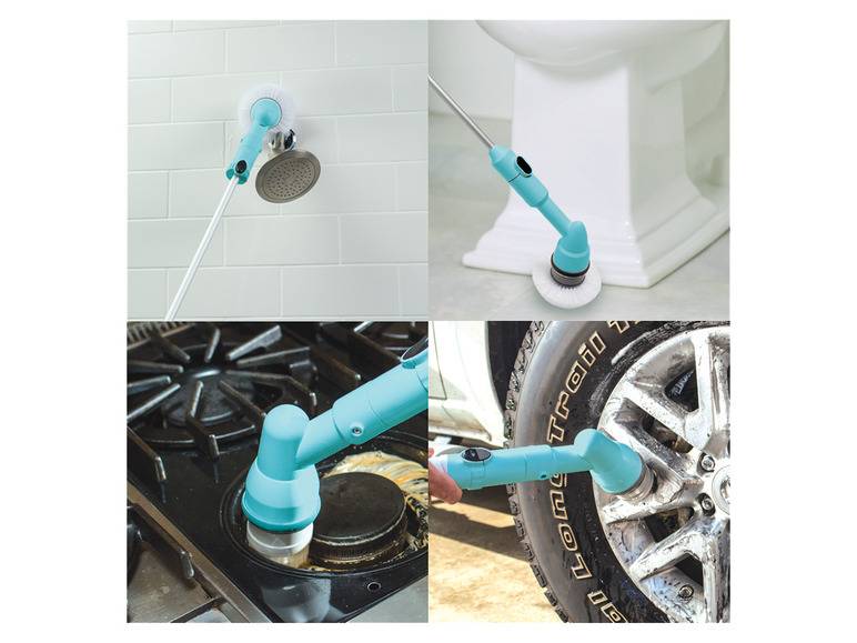 Genius Reinigungsbürste Turbo Scrub Pro, 6-tlg Kostenloser Versand international