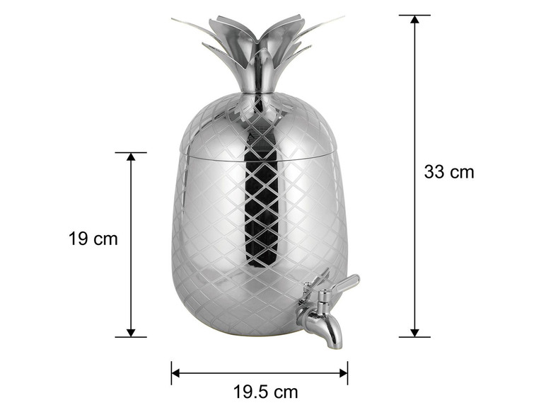 ECHTWERK Ananas Getränkespender 4,7L Rabatte dieses Monats