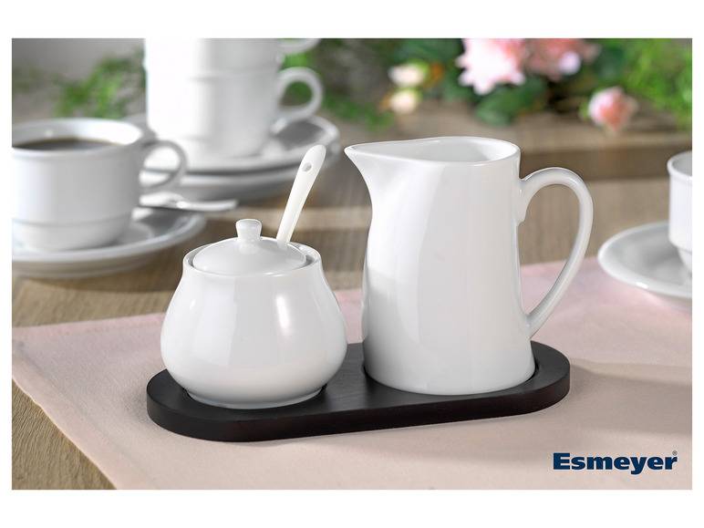 Esmeyer Milch- und Zuckerset aus weißem Porzellan Fabrik Onlineshop