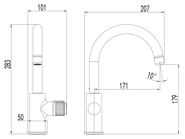 Duschwell Bad Waschtischarmatur Basic, mit Neoperl Luftsprudler Letzter Tag