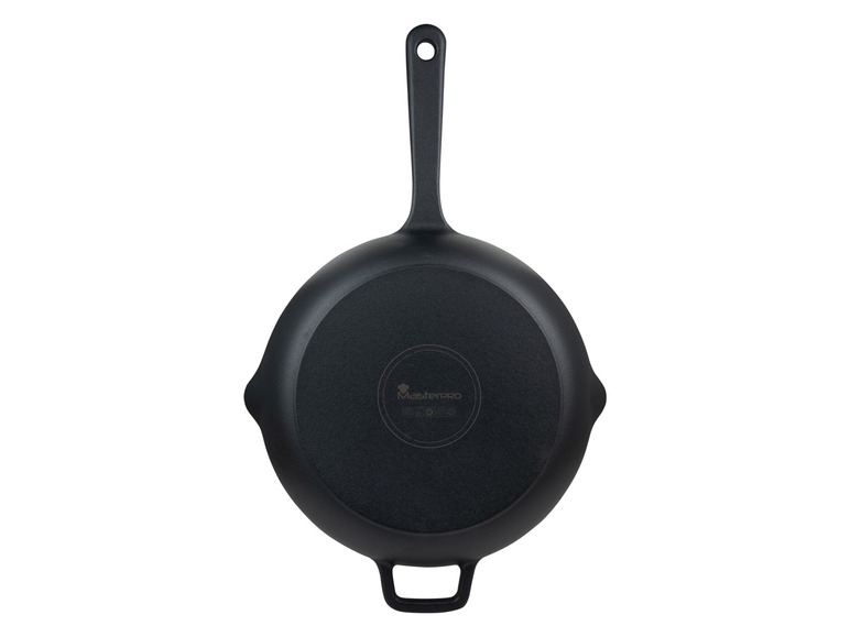 Masterpro Gusseisenpfanne, 24 cm, mit Emaille-Beschichtung Bis zu 55% Rabatt
