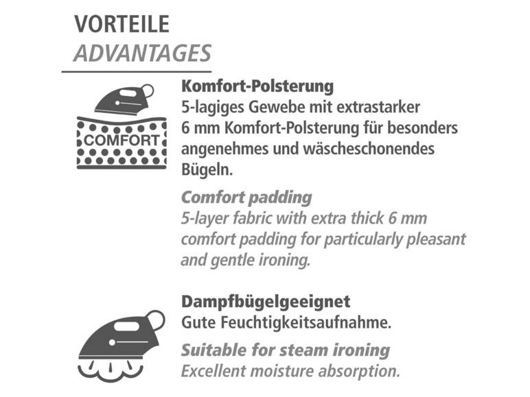 Wenko Bügeldecke »Air Comfort« Blitzbügler, dampfbügelgeeignet Zeitlich begrenztes Angebot