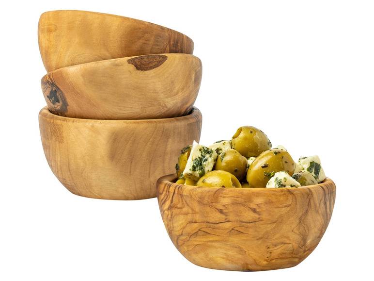 Soltako 2er und 4er Set Antipasti-/Dippschälchen Olivenholz Discount Store für neue Produkte