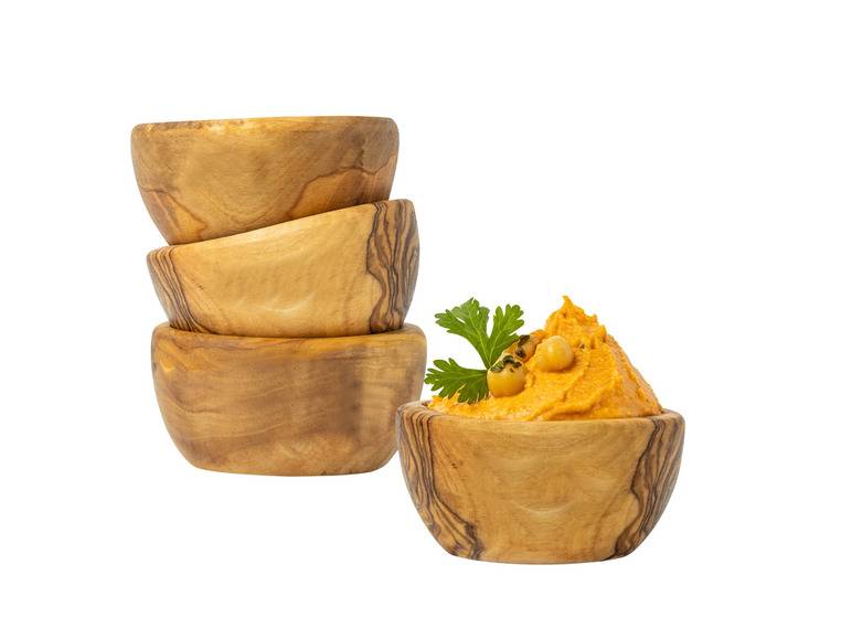 Soltako 2er und 4er Set Antipasti-/Dippschälchen Olivenholz Discount Store für neue Produkte