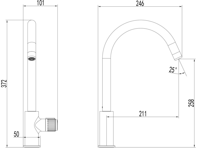 Duschwell Spültischarmatur Basic, mit Neoperl Luftsprudler Super Rabatt