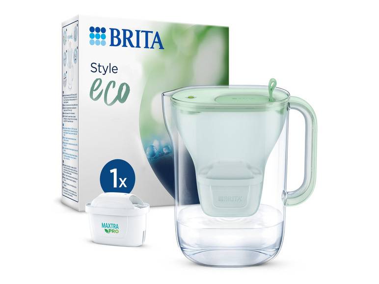 BRITA Wasserfilter-Kanne Style ECO inkl. 1x MAXTRA PRO ALL-IN-1Filterkartusche Black Friday Preise