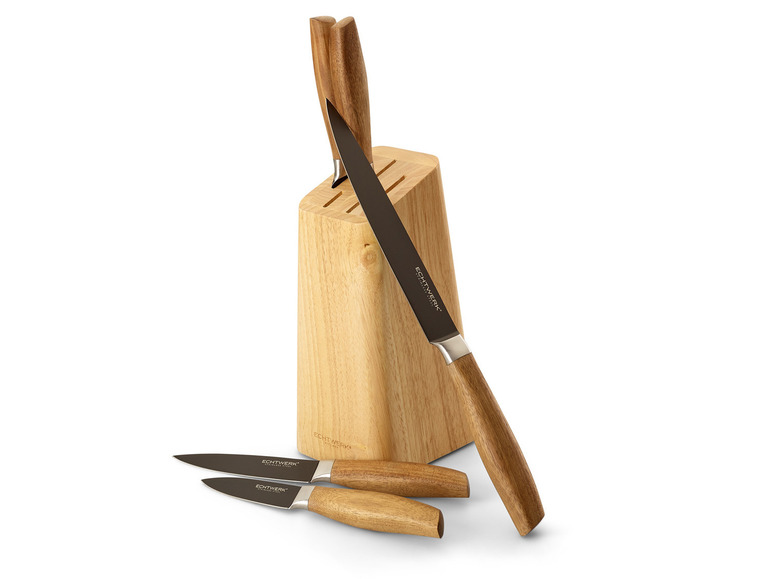 ECHTWERK Messerblock Set Classic - Black Edition, 6tlg Versandkostenfrei