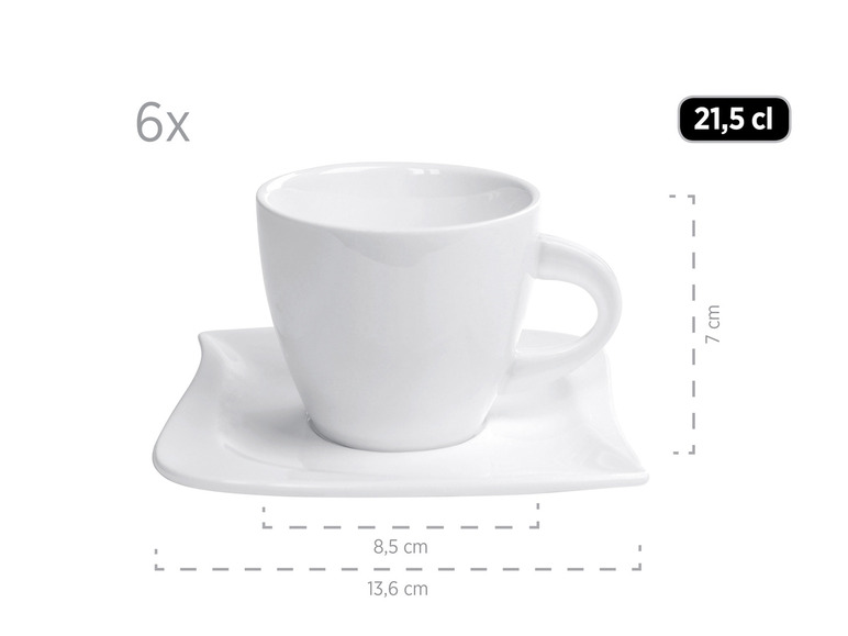 MÄSER Kaffeeservice »La Musica«, 18-teilig, aus Porzellan Top Angebot