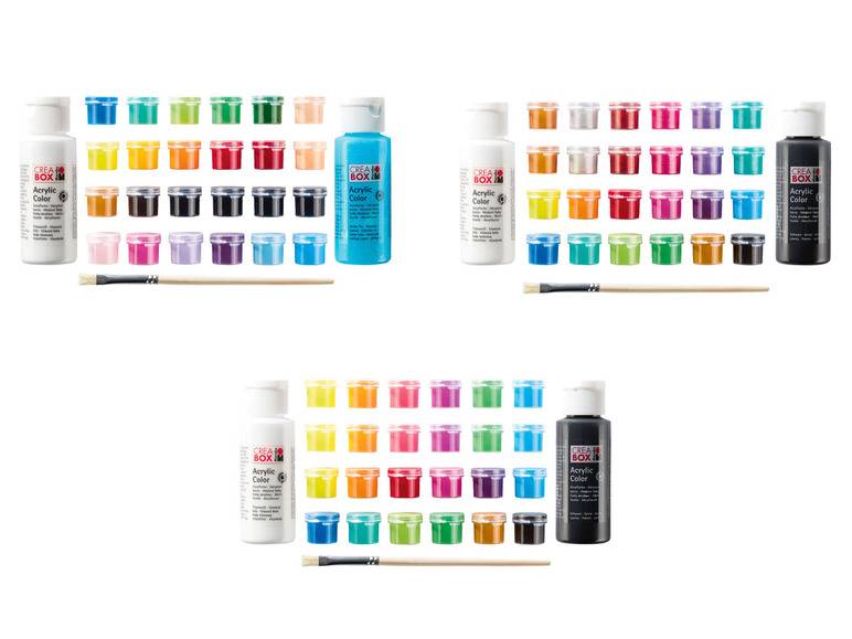 Marabu CREABOX Acrylfarben »Mini«, 27-teilig, inkl. Pinsel