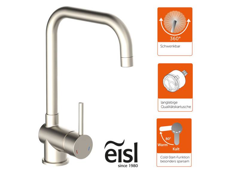 Eisl Küchenarmatur »Futura«, mit Cold-Start Funktion VIP-Rabatte