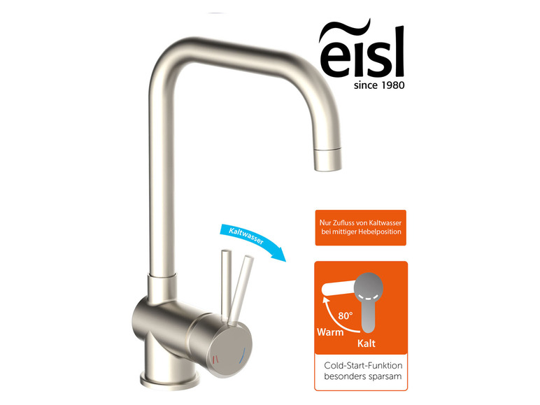 Eisl Küchenarmatur »Futura«, mit Cold-Start Funktion VIP-Rabatte