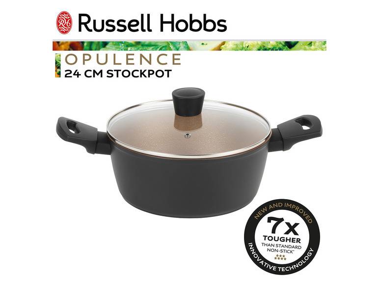 Russell Hobbs Aluminium Topf Opulence Collection Schwarz/Gold Zeitbegrenzte Promotion