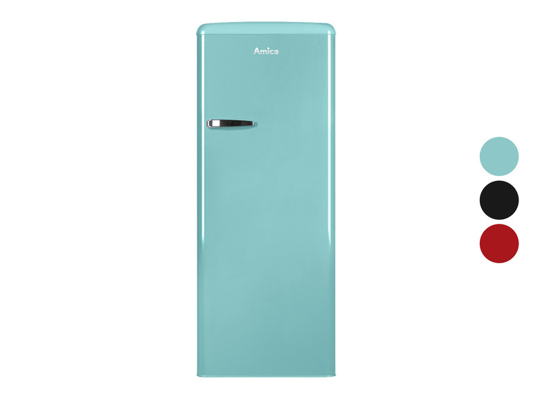 Amica Retro Kühl-Gefrierkombination »KSR 34 64 150TRB« Super Rabatt