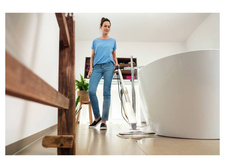 Kärcher Dampfreiniger »KST 2 Upright EasyFix«, mit Stoffbezügen Lagerräumung