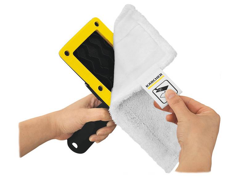 Kärcher Dampfreiniger »KST 2 Upright EasyFix«, mit Stoffbezügen Lagerräumung