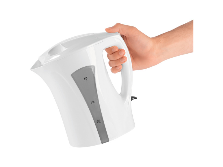 GOURMETmaxx Wasserkocher 1,7 l 2200W weiß/grau Zeitlich begrenztes Angebot
