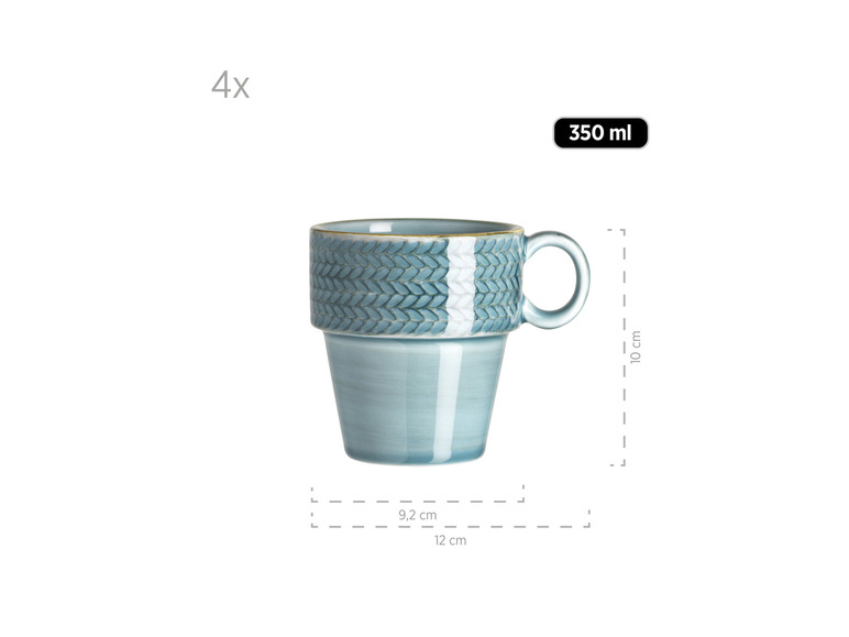 MÄSER Kaffeetassen-Set »Prospero«, 4 Stück, handbemalt Neuheiten