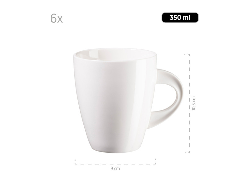 MÄSER Kaffeebecher-Set »La Musica«, 6-teilig, aus Porzellan Riesige Ersparnisse