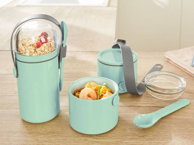 ERNESTO® To-Go-Boxen, mit Trageriemen Top Angebot