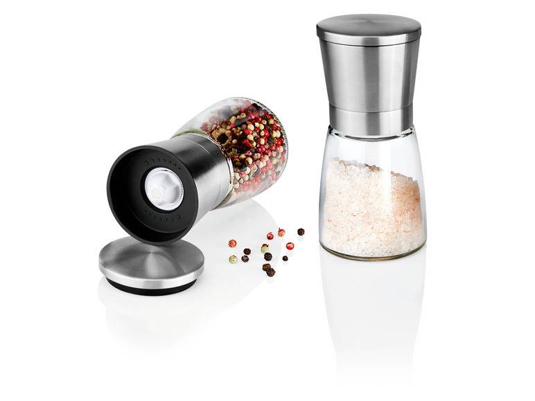 ERNESTO® Salz- und Pfeffermühle / Essig- und Öl-Spender, 2-teilig Online Outlet