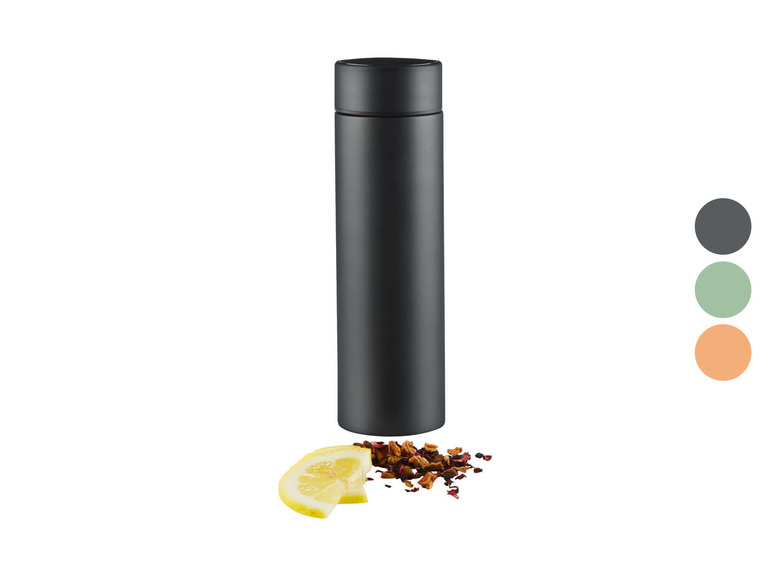 ERNESTO® Trinkflasche mit LED-Touchscreen, 450 ml