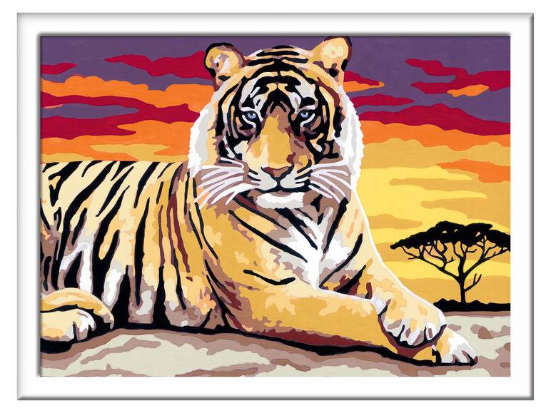 Ravensburger Malen nach Zahlen »Majestätischer Tiger« 50% Rabatt für begrenzte Zeit