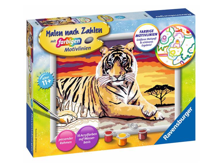 Ravensburger Malen nach Zahlen »Majestätischer Tiger« 50% Rabatt für begrenzte Zeit