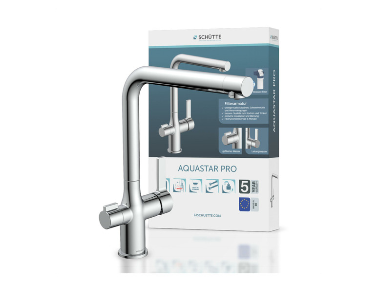 Schütte Küchenarmatur mit Filtersystem »Aquastar Pro«, mit 360° schwenkbarem Auslauf Rabatte dieses Monats