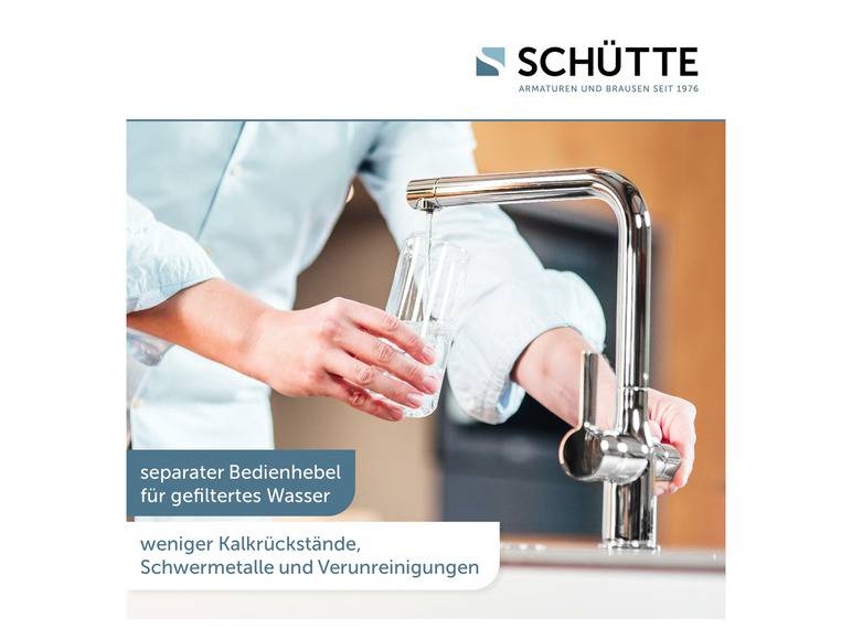 Schütte Küchenarmatur mit Filtersystem »Aquastar Pro«, mit 360° schwenkbarem Auslauf Rabatte dieses Monats