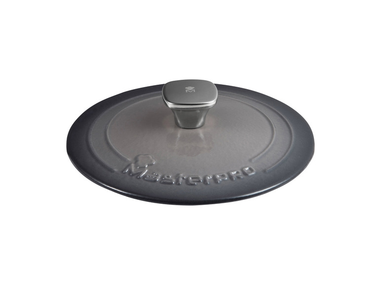 Masterpro Kasserolle, Gusseisen, mit Deckel, Ø22 cm Fabrik Onlineshop