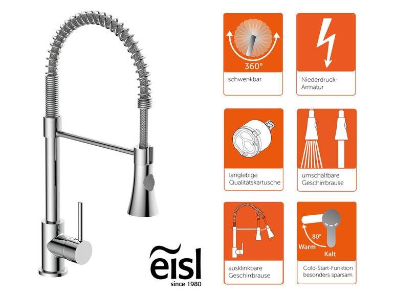 Eisl Küchenarmatur »LEON«, mit Cold Start Funktion, Niederdruckarmatur Preisnachlass