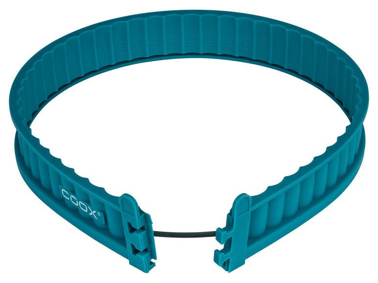 Coox Silikon-Quicheform mit Glasboden + ERNESTO® Messbecher-Set, 2-teilig Cyber Monday