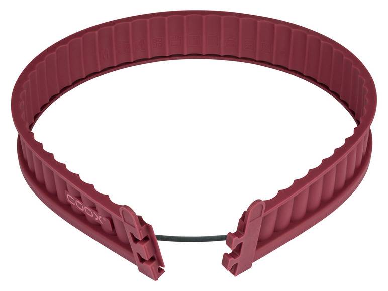 Coox Silikon-Quicheform mit Glasboden + ERNESTO® Messbecher-Set, 2-teilig Räumungsverkauf