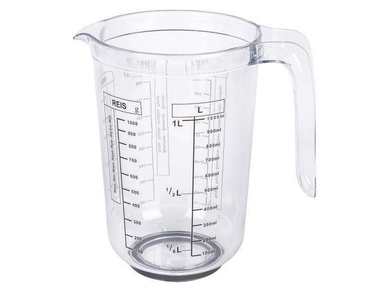 Coox Silikon-Quicheform mit Glasboden + ERNESTO® Messbecher-Set, 2-teilig Räumungsverkauf