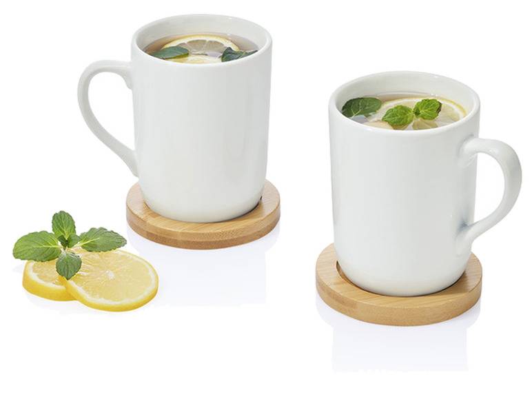 ERNESTO® Teekanne + 2er Set Tassen Nur für heute