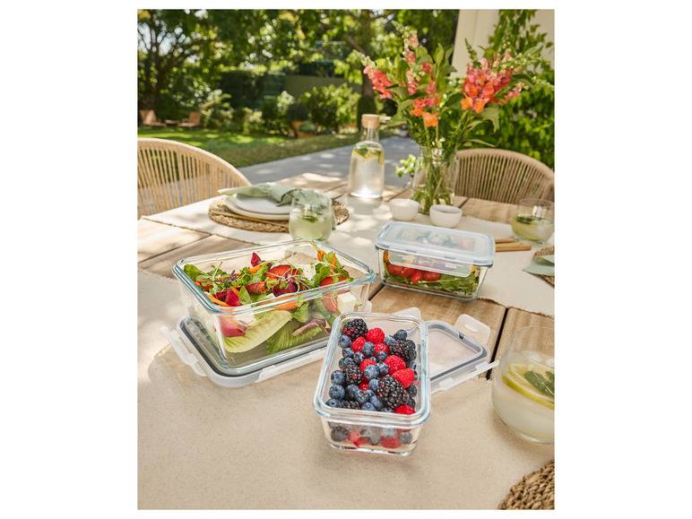 ERNESTO® Glas-Frischhaltedosen, 3-teilig Discount Store für neue Produkte
