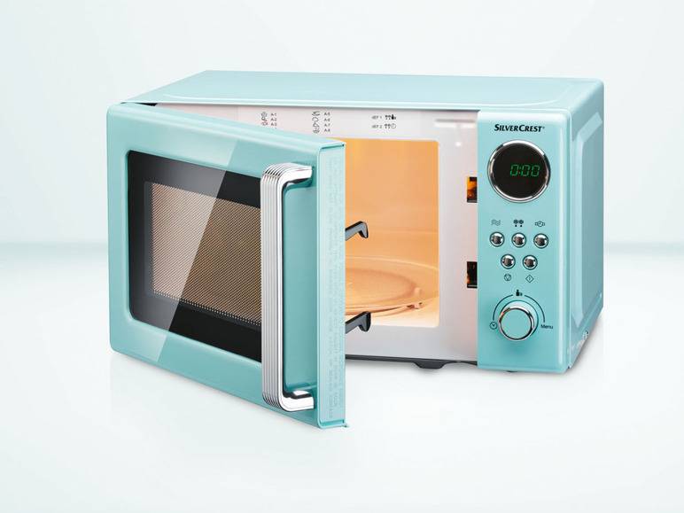 SILVERCREST® KITCHEN TOOLS Mikrowelle »SMWC 700 C1«, 17 l, 700 W türkis Nur noch ein Tag übrig