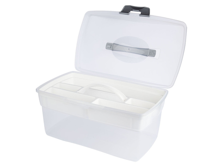 crelando® Näh-/Aufbewahrungsbox, mit Einlegefach zollfrei