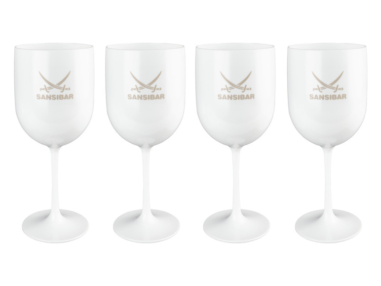 SANSIBAR Weingläser \ Champagnergläser \ Trinkgläser, 4-teilig Auslauf