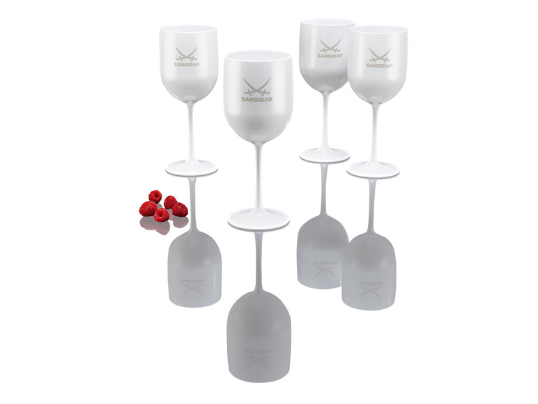 SANSIBAR Weingläser \ Champagnergläser \ Trinkgläser, 4-teilig Auslauf