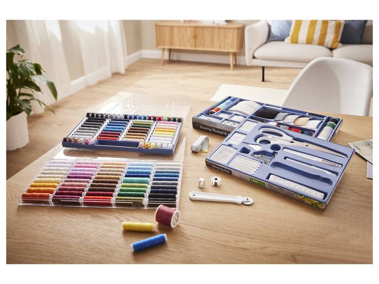 crelando® Nähgarn-Set, Modefarben, 64-teilig Verkauf