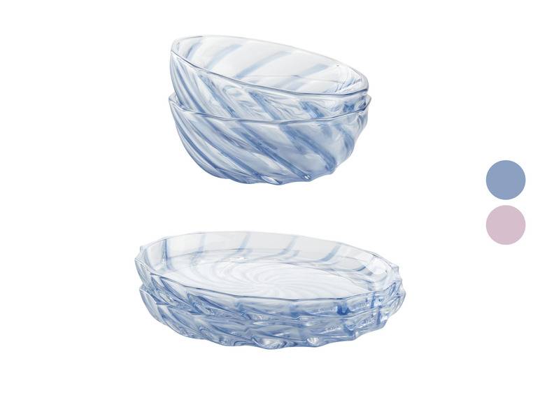 ERNESTO® Schale / Teller, 2er-Set, aus Glas Fabrik Onlineshop