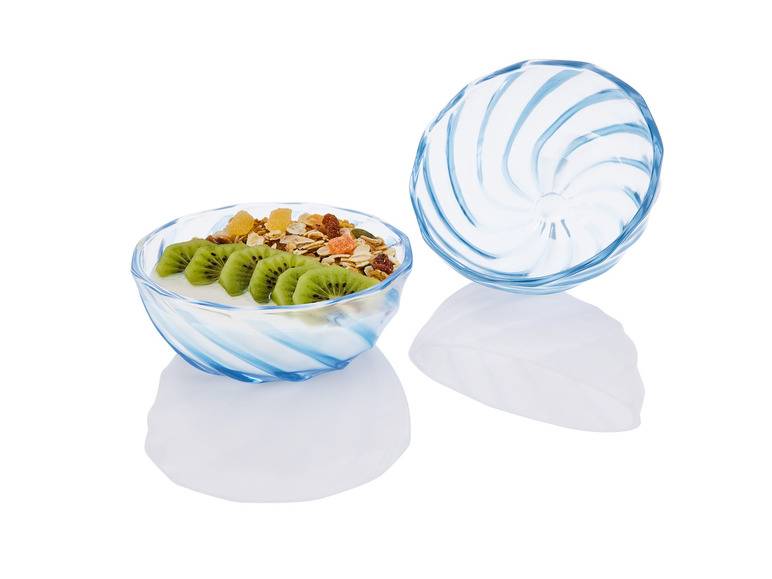ERNESTO® Schale / Teller, 2er-Set, aus Glas Fabrik Onlineshop