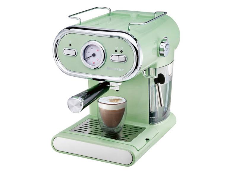 SILVERCREST® KITCHEN TOOLS Espressomaschine »SEM 1100 E1«, mint, 1100 W Begrenztes Angebot