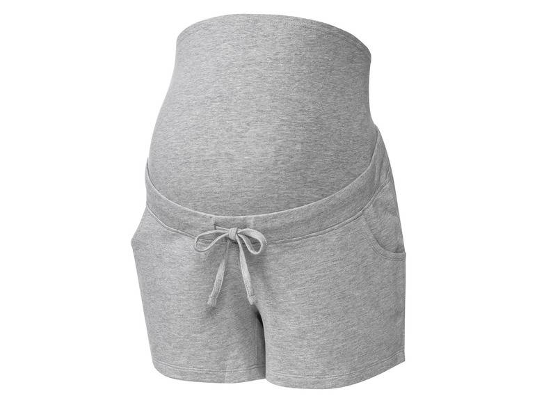 esmara® Damen Umstands-Sweatshorts, extra hoch geschnitten Wochenangebot