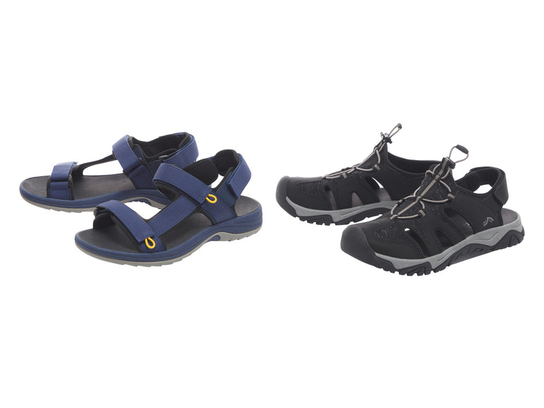 CRIVIT Herren Trekking Sandalen mit gepolsterten Riemen