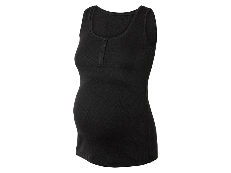 esmara® Damen Umstands-Ripptops, 2 Stück, mit Baumwolle Zeitbegrenzte Promotion